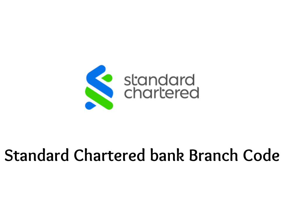 Standard Chartered bank Branch Code